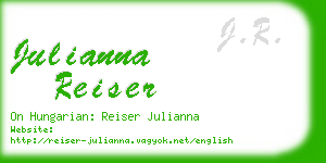 julianna reiser business card